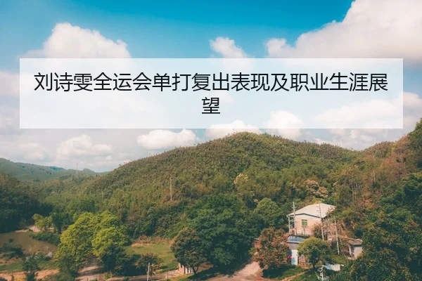 刘诗雯全运会单打复出表现及职业生涯展望